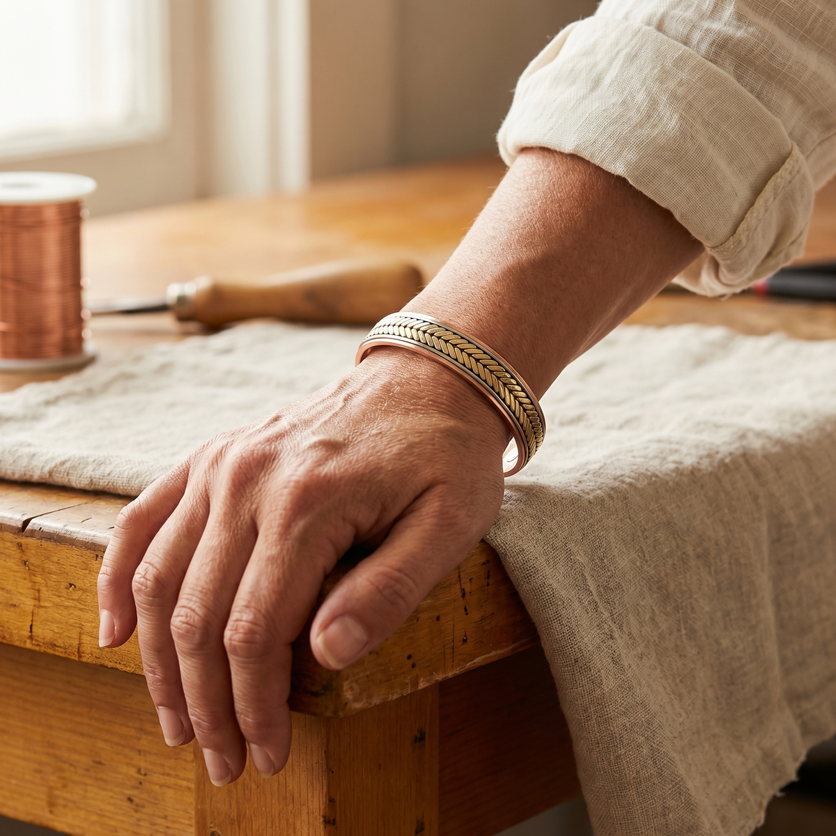 Ethal's Harvest Copper Bracelet