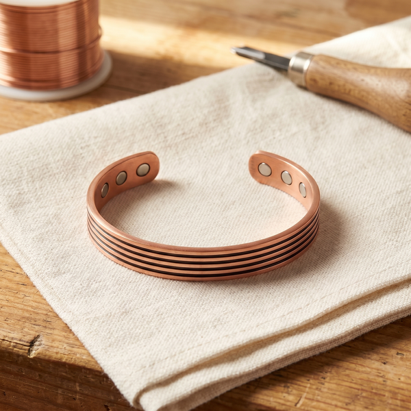 Ethal's Sage Copper Bracelet