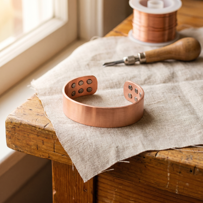 Ethal's Anvil Copper Bracelet