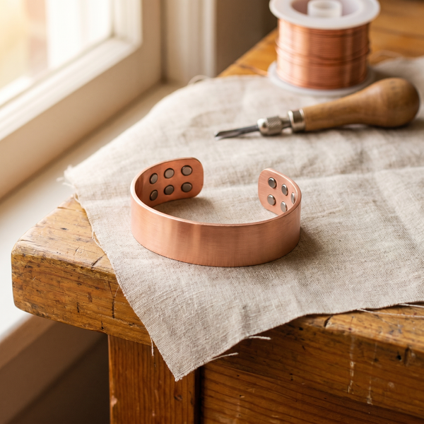 Ethal's Anvil Copper Bracelet