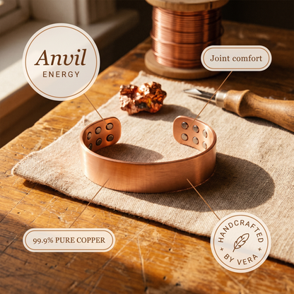 Ethal's Anvil Copper Bracelet