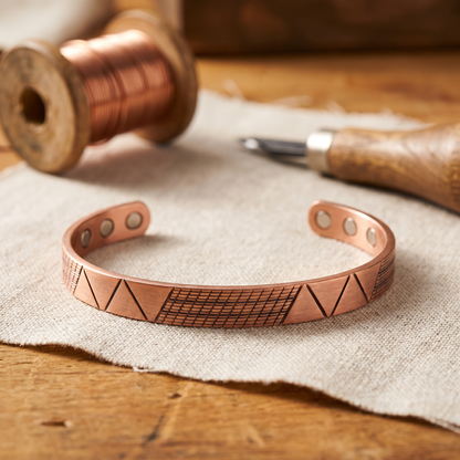 Ethal's Crest Copper Bracelet