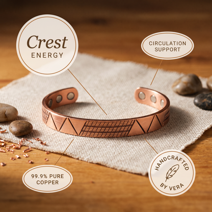 Ethal's Crest Copper Bracelet