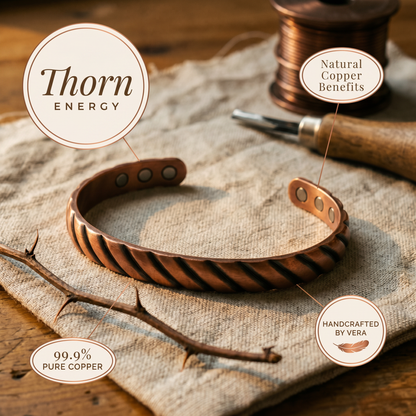 Ethal's Thorn Copper Bracelet
