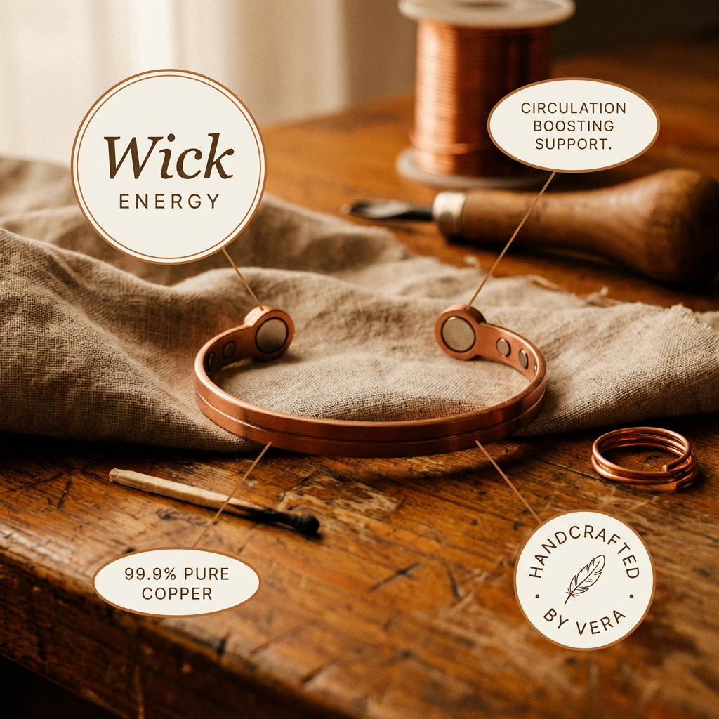 Ethal's Wick Copper Bracelet