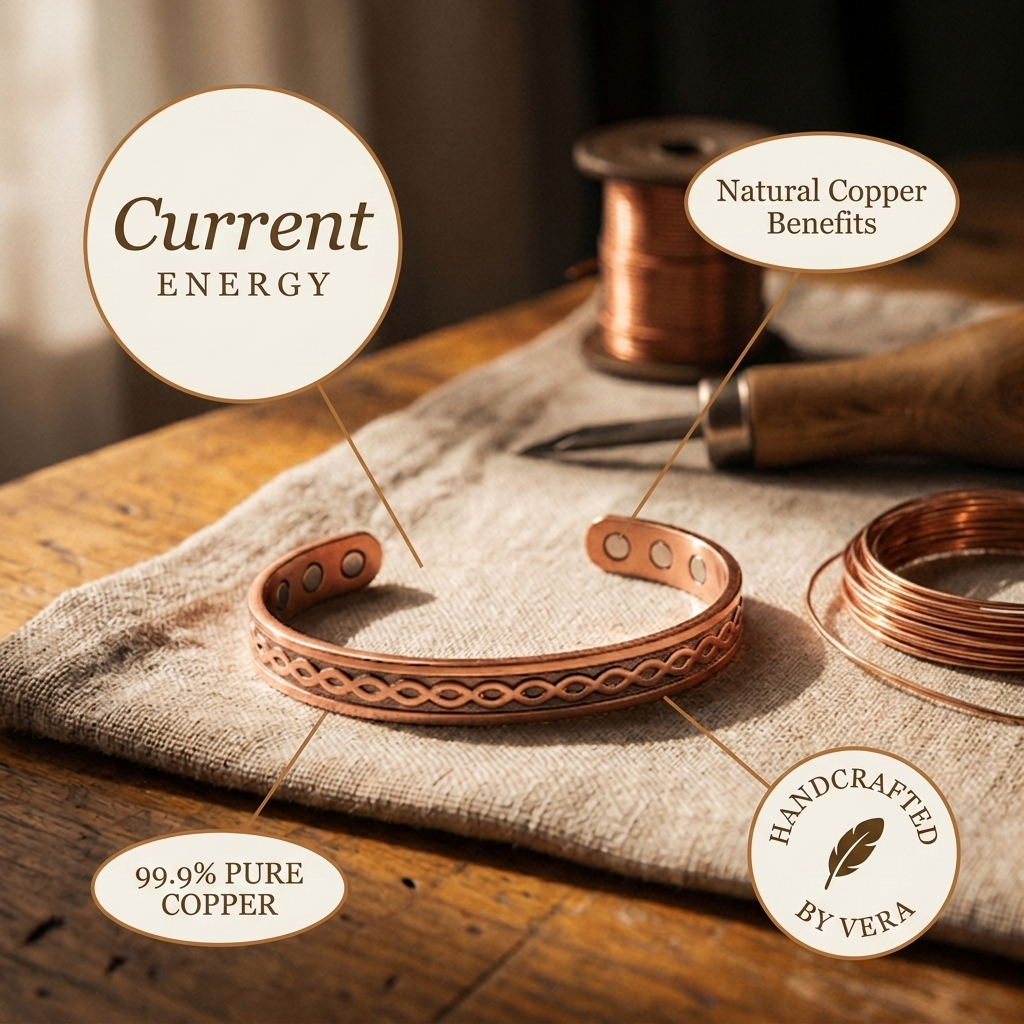 Ethal's Current Copper Bracelet