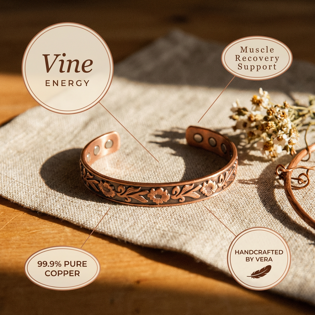 Ethal's Vine Copper Bracelet