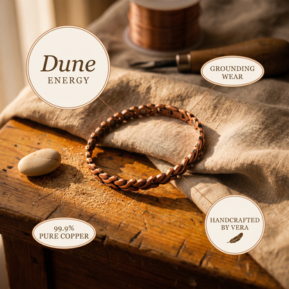 Ethal's Dune Copper Anklet