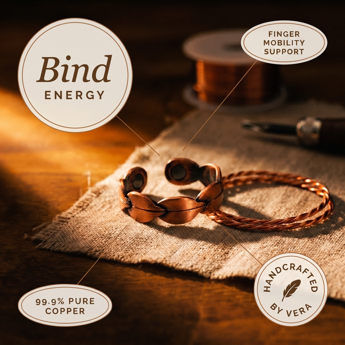 Ethal's Bind Copper Ring