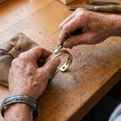 Ethal's Fell Copper Bracelet
