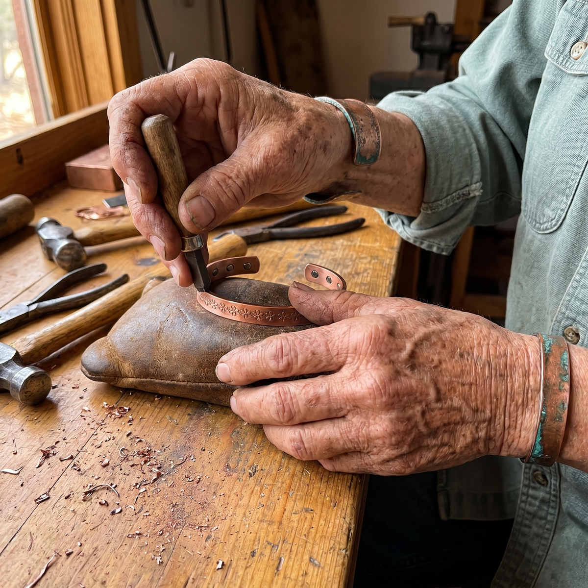 Ethal's Loch Copper Bracelet