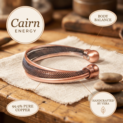 Ethal's Cairn Copper Bracelet