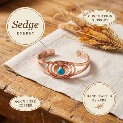 Ethal's Sedge Copper Bracelet