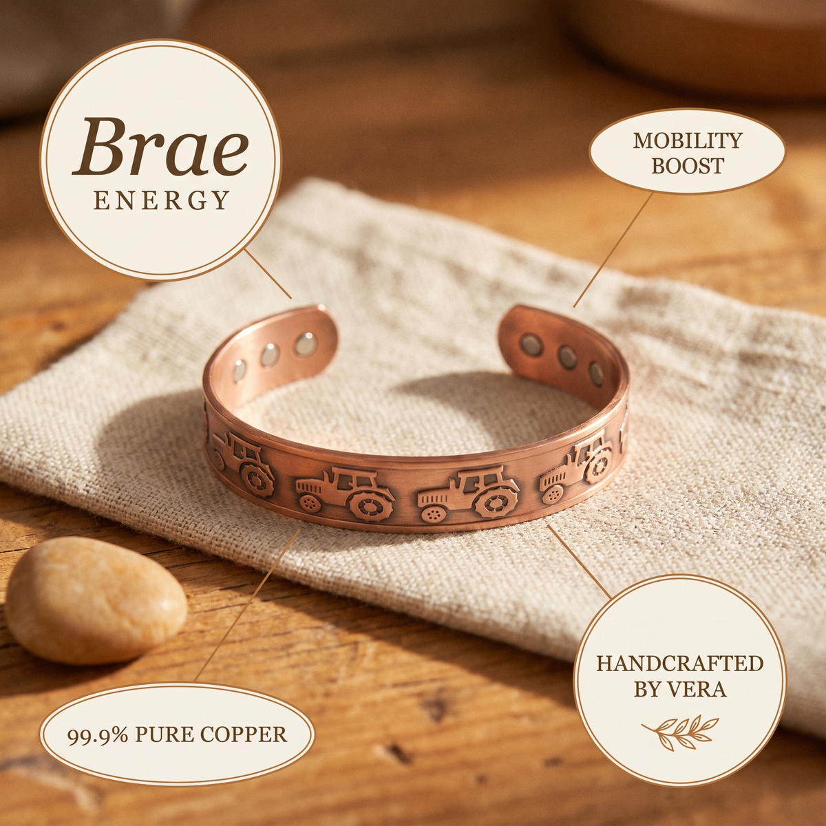 Ethal's Brae Copper Bracelet