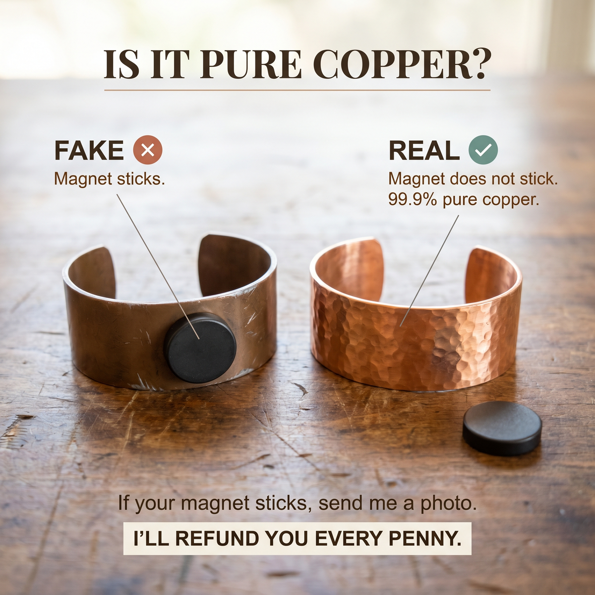 Ethal's Drift Copper Bracelet