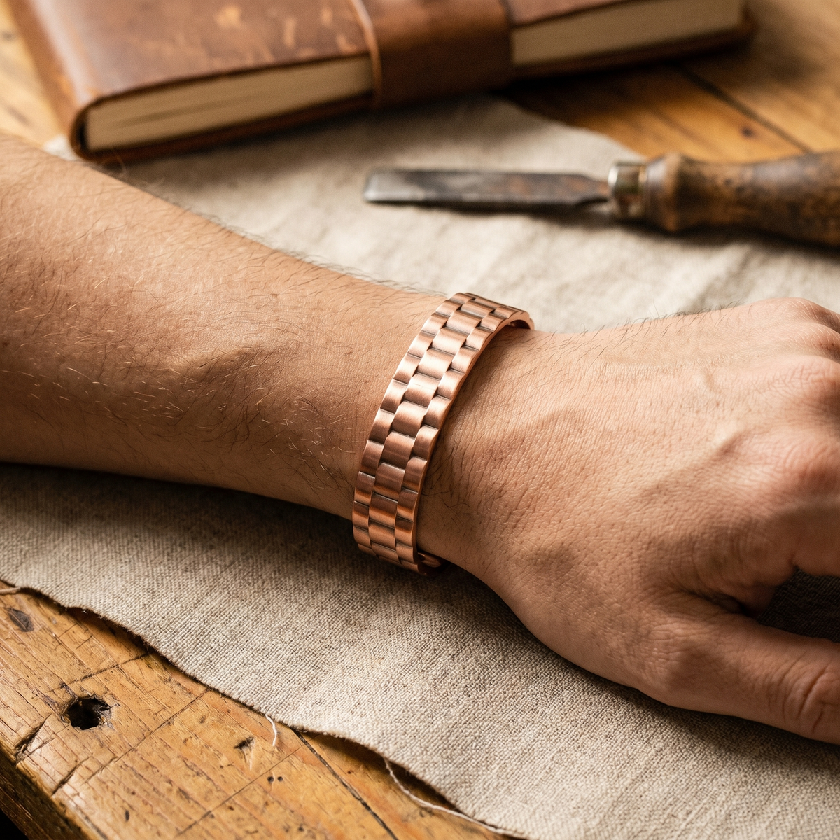 Ethal's Ore Men's Copper Bracelet
