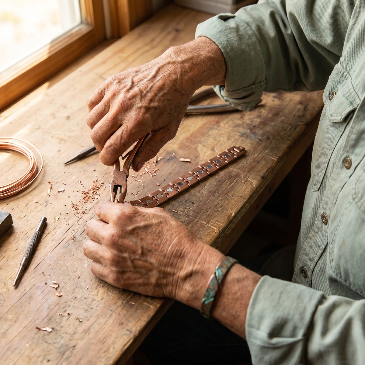 Ethal's Pike Men's Copper Bracelet
