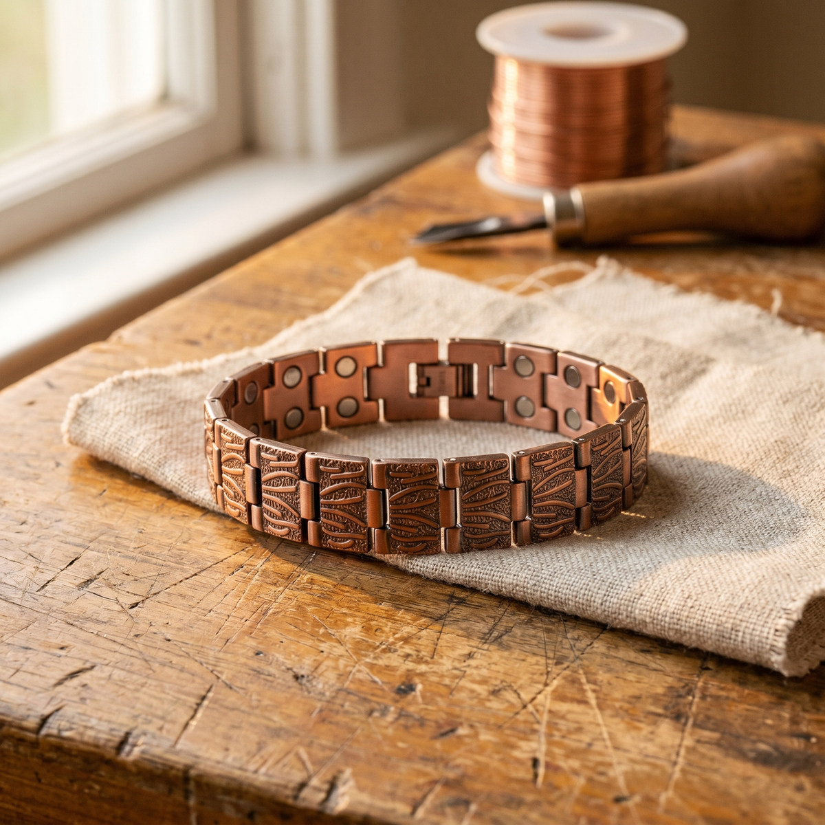 Ethal's Grit Men's Copper Bracelet