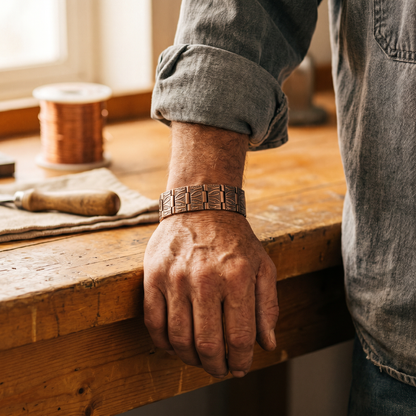 Ethal's Grit Men's Copper Bracelet