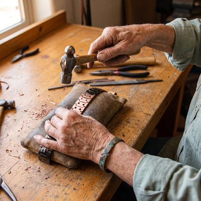 Ethal's Ochre Men's Copper Bracelet