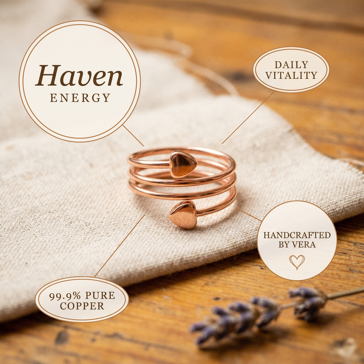 Ethal's Haven Copper Ring