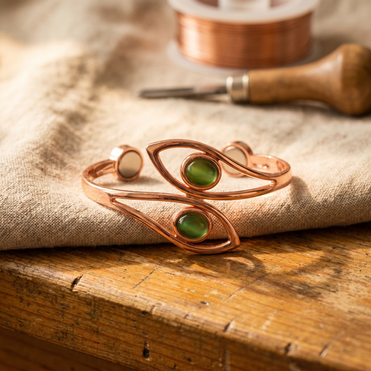 Ethal's Opal Copper Bracelet
