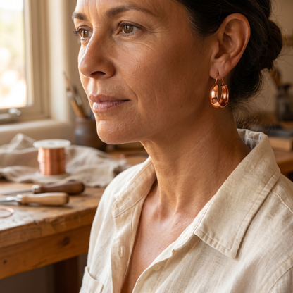 Ethal's Dell Copper Earrings