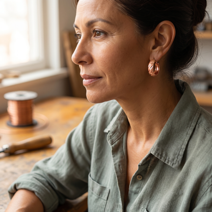 Ethal's Vale Copper Earrings