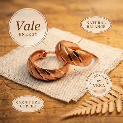 Ethal's Vale Copper Earrings