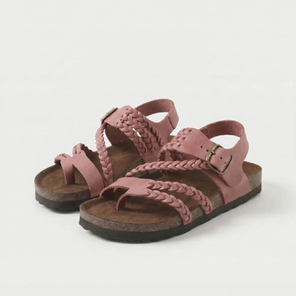 Hayleigh | Woven Strap Footbed Sandals
