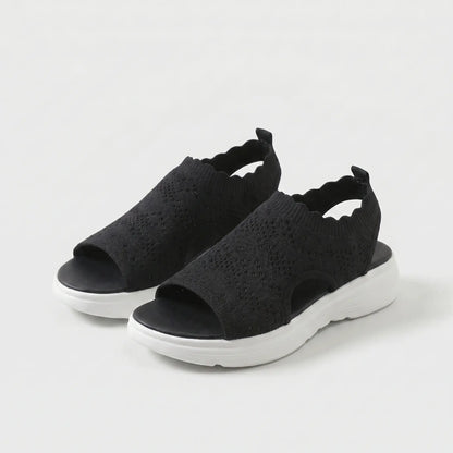 Amalfi | Breathable Mesh Platform Sandals