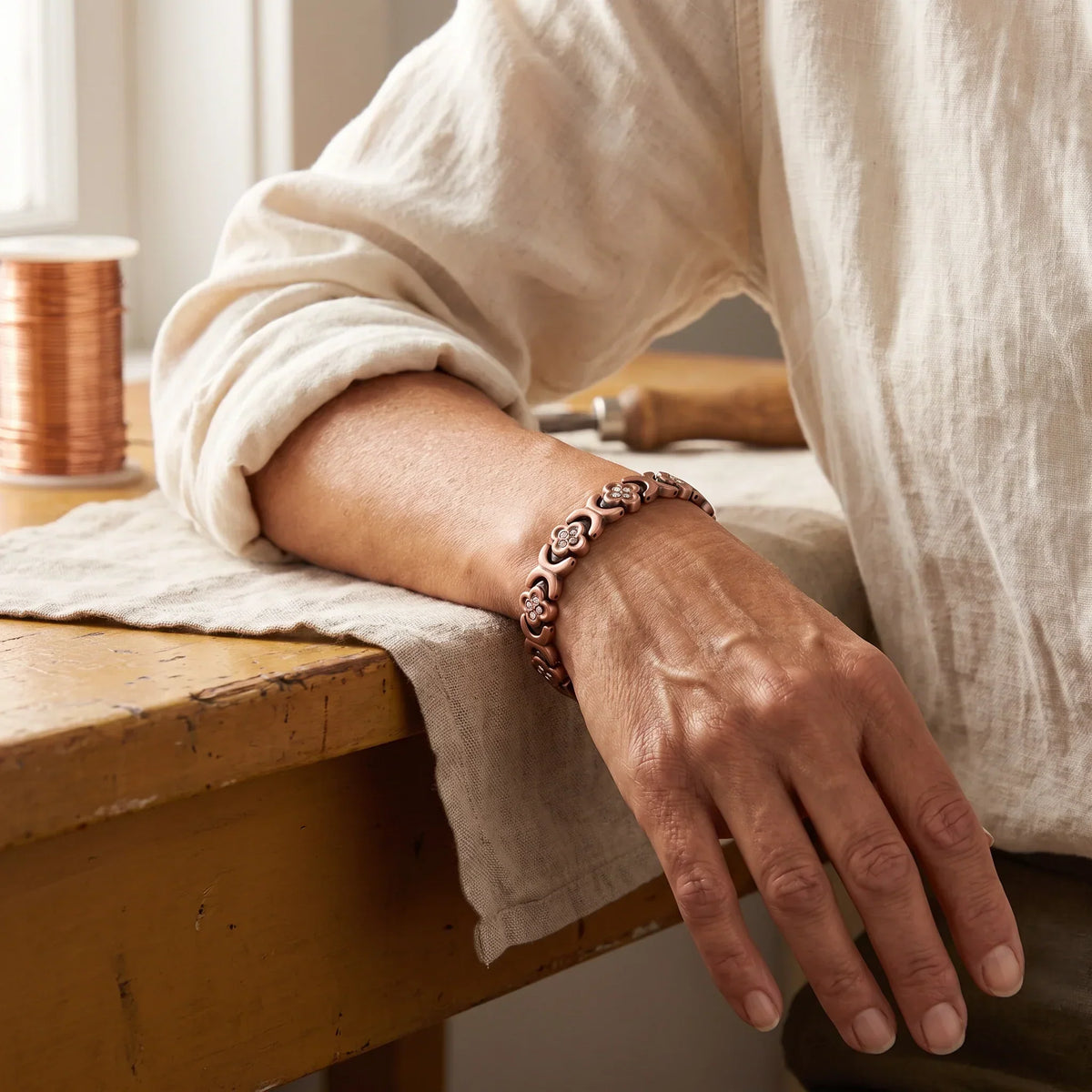 Ethal's Keel Copper Bracelet