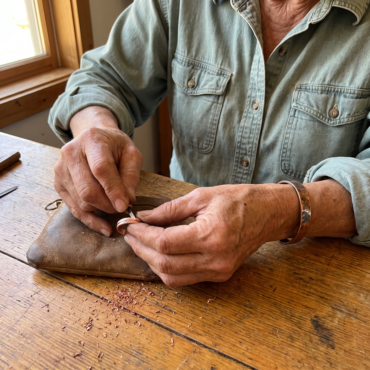 Ethal's Root Copper Ring