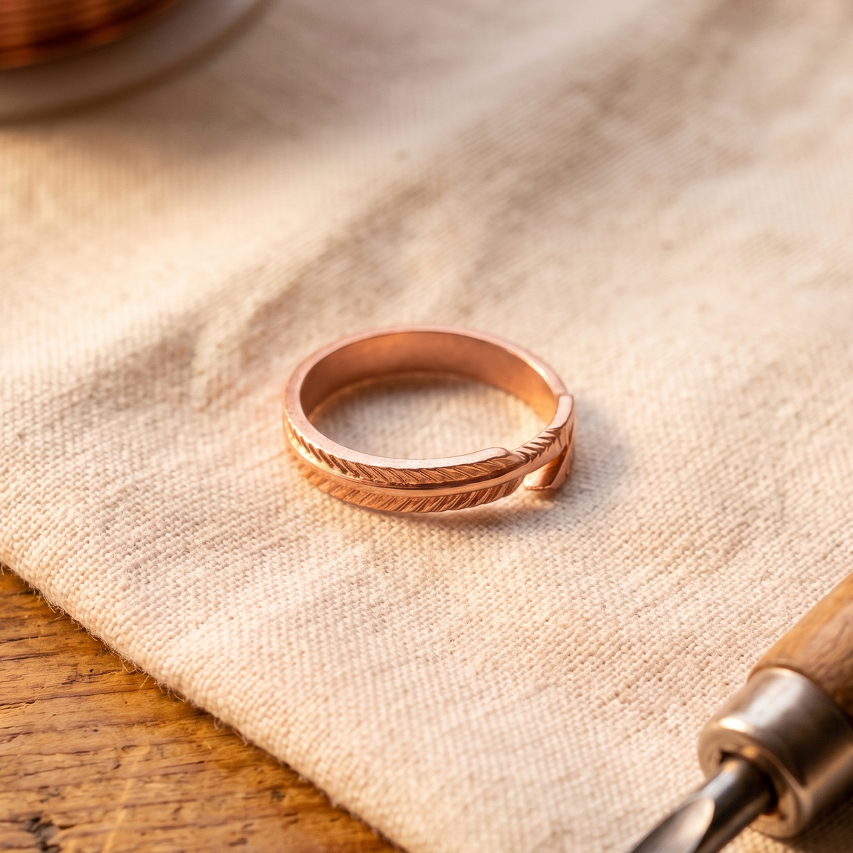 Ethal's Root Copper Ring
