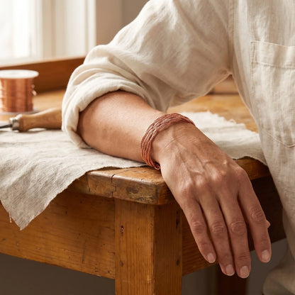 Ethal's Elk Copper Bracelet
