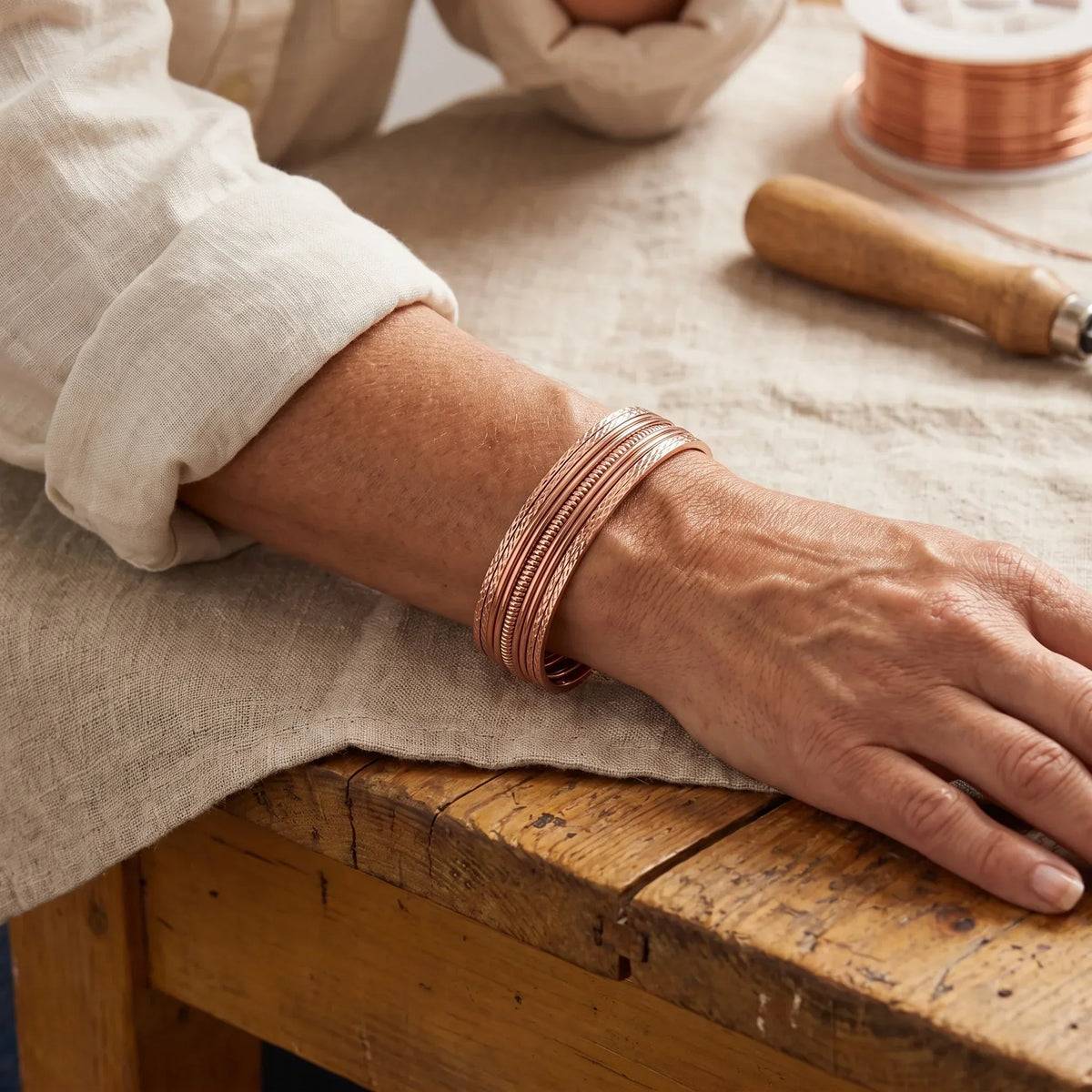 Ethal's Bracken Copper Bracelet