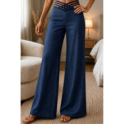 Sienna | High-Waisted Wide-Leg Trousers