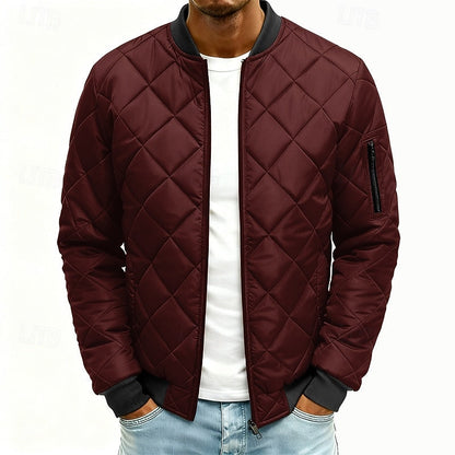 Cole | Quilted Bomber Jacket