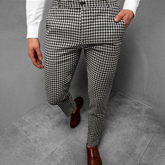Langston | Tailored Checked Trousers