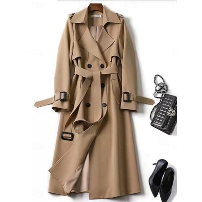 Lillian | Belted Longline Trench Coat