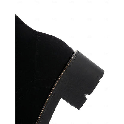Brenna | Cosy Fur-Trimmed Knee-High Boots