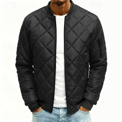 Cole | Quilted Bomber Jacket