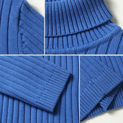 Hamish | Ribbed Roll-Neck Jumper