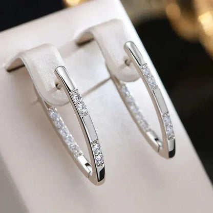 Rosanna | Sparkling Hoop Earrings