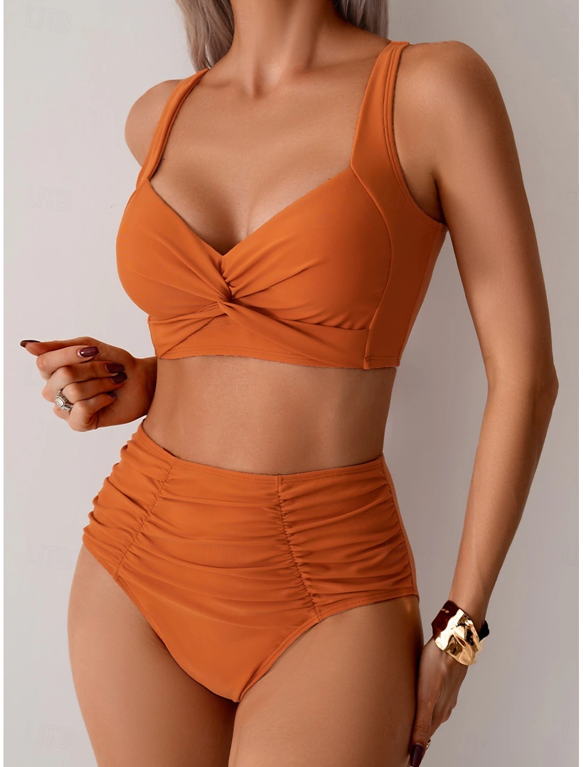 Nicole - Ruched Fabric Bikini
