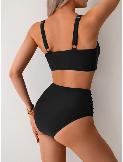 Shirley - Ruched Fabric Bikini