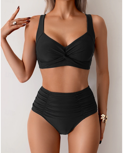 Shirley - Ruched Fabric Bikini