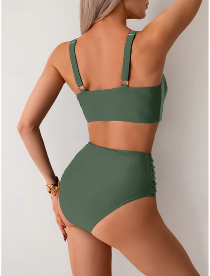Nicole - Ruched Fabric Bikini