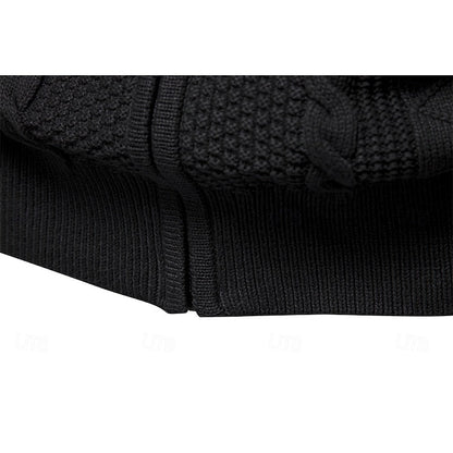 Clive | Cable-Knit Zip-Up Cardigan