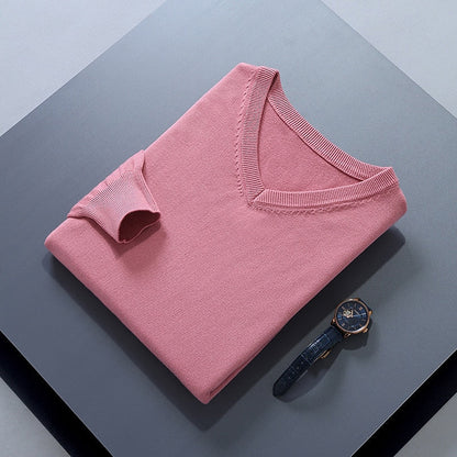 Damian | Refined V-Neck Jumper
